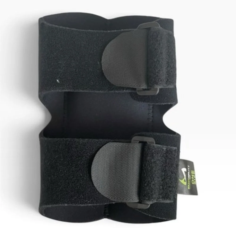 BraceAbility Knee Support Braces Pair Adjustable Compression One Size EXC